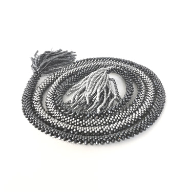 Collar Serpiente Hematitas Acero